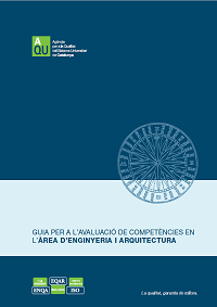 Portada de la Guia per a l'avaluació de competències en l'àrea d'Enginyeria i Arquitectura
